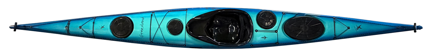 The Greenland, a sea kayak crafted in the Greenlandic tradition.